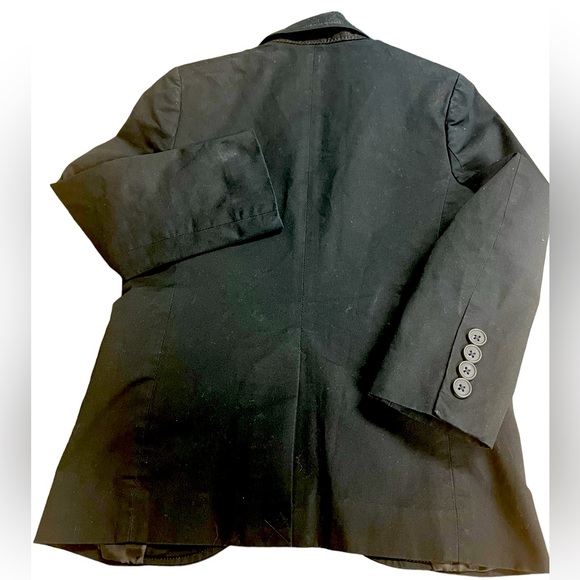 J Crew CrewCuts boys black cotton blazer size 4/5 excellent condition - Picture 2 of 6